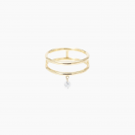 Persee - Zeus Gold and Diamond Double Ring